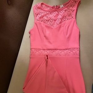 Summer pink dress